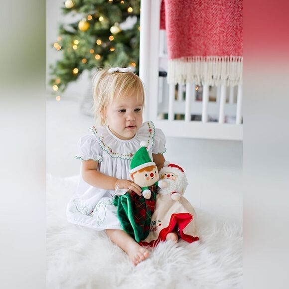 Pearhead Christmas Elf Snuggle Blanket, Christmas Gift for Newborn - Picture 2 of 8